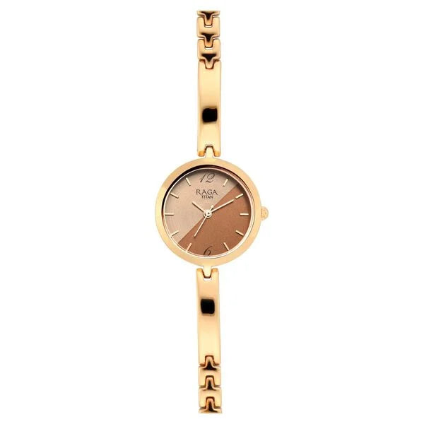 Titan Raga Viva Bicolour Dial Women Watch With Metal Strap nt2606wm07 Women's Watch