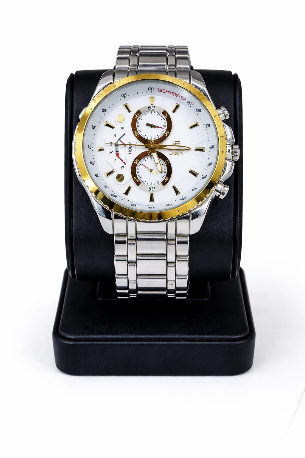 Men's Sliver -Gold Chronograph Watch