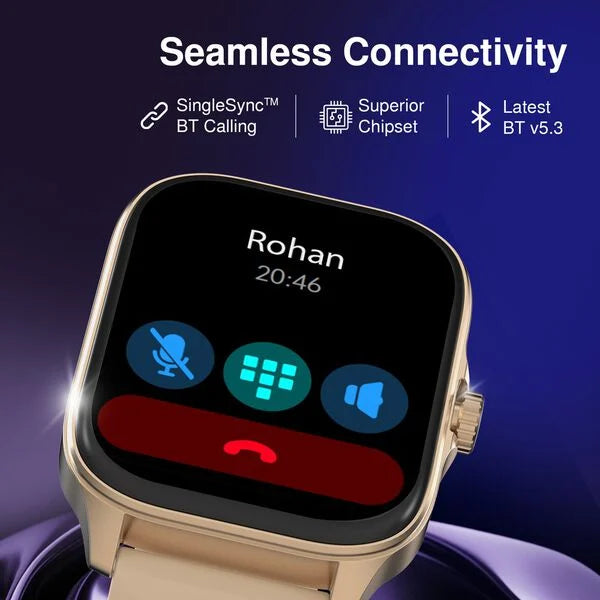 Fastrack New Astor FS1 PRO Smartwatch, Large Super AMOLED Display 5 CM AOD 38151pp01k Unisex Watch