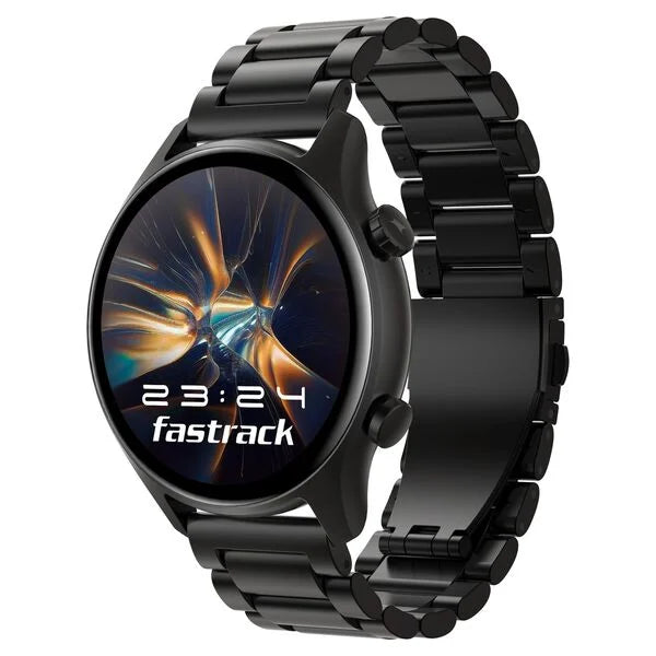 Fastrack Astor FR2 Pro Smart Watch with 3.63 cm AMOLED Display 38156nm01k Unisex Watch