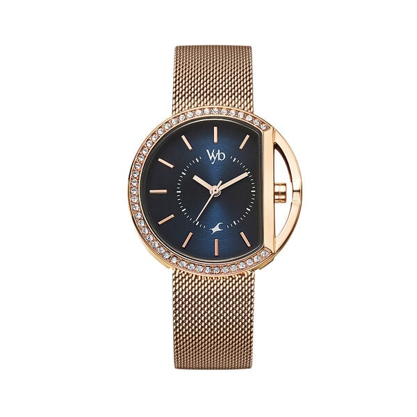 Fastrack Vyb Showstopper Quartz Analog Watch for Girls fv60015wm01