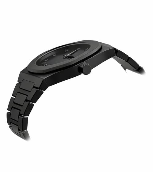 Midnight Matte Black Minimalist Dial With Subtle Numeric Markers  Watch