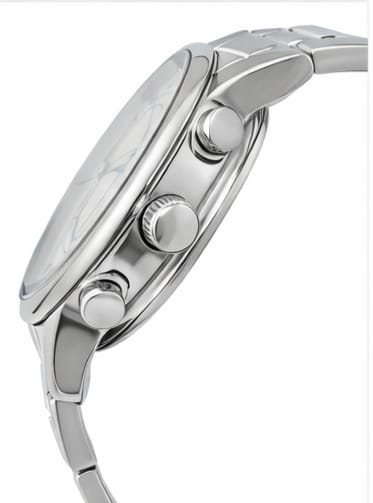 Signature Elite Chronograph Silver Stainless Steel Watch