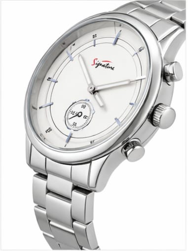 Signature Classic Silver Stainless Steel Watch