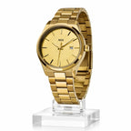 RICK Classic Gold Stainless Steel Analog Watch