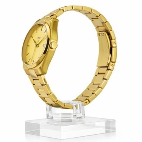 RICK Classic Gold Stainless Steel Analog Watch