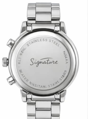 Signature Classic Silver Stainless Steel Watch
