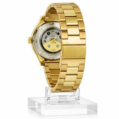 RICK Classic Gold Stainless Steel Analog Watch